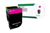 Printertilbehør blekk/toner - Lexmark 80C2SM0 / 802SM Magenta Toner - Laser toner Rød - 80C2SM0