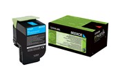 Printertilbehør blekk/toner - Lexmark toner cartridge - Cyan - Laser toner Cyan - 80C2XCE