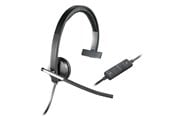 Hodetelefoner - Logitech USB Headset Mono H650e - Black - 981-000514