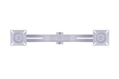 Veggmontering, AV-braketter & AV-møbler - Multibrackets M Public Display Stand Dual Screen Mount 10"-24" Silver - Max - recommended for - 7350022736344