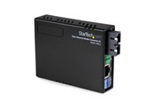 Repeater, forsterkere, bridges og transceivere - StarTech.com 10/100 Multi Mode Fiber Ethernet Media Converter SC 2 km - MCM110SC2EU