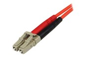 Nettverkskabel - StarTech.com Multimode 50/125 Duplex Fiber Patch Cable LC - Oransje - 5m - 50FIBLCST5