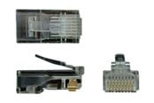 Nettverkskabel - StarTech.com Cat5e RJ45 Stranded Modular Plug Connectors - 0cm - CRJ4550PK