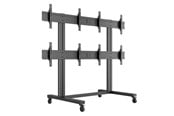 Veggmontering, AV-braketter & AV-møbler - Multibrackets M Public Video Wall Stand 4-Screens 40-55" Black - Max 160 kg - recommended for 55" - 7350022739710