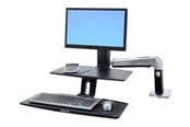 Skjermholder - Ergotron WorkFit-A with Suspended Keyboard Single LD - 24-390-026