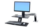 Skjermholder - Ergotron WorkFit-A with Suspended Keyboard Single HD - 24-391-026