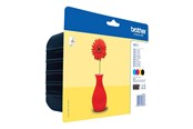 Printertilbehør blekk/toner - Brother LC121 / LC 121 Value 4-Pack Black Cyan Magenta Yellow - LC121VALBPDR