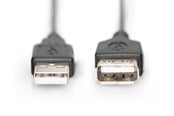USB - DIGITUS USB 2.0 Extension Cable - 1.8m - AK-300200-018-S
