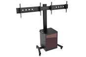 Veggmontering, AV-braketter & AV-møbler - Multibrackets M Public Display Stand 180 Dual MediaBox4 Black - Max 80 kg - recommended for 55" - 7350022737785