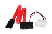 Sata - StarTech.com Slimline SATA Female to SATA with LP4 Power Cable Adapter - SLSATAF36