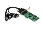 Nettverksadapter - StarTech.com 4 Port PCI Express PCIe Serial Combo Card - PEX4S232485