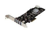 Kontroller - StarTech.com 4 Port Dual Bus PCI Express PCIe USB 3.0 Card w/ UASP & Power - PEXUSB3S42V