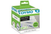 Papir, Fotopapir & Etiketter - DYMO LW hengemappeetiketter, 12mm x 50mm, Ruller med 220 etiketter - S0722460