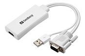 Skjermkabel - Sandberg VGA+Audio to HDMI Converter video transformer - 508-78