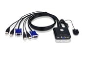 KVM-switch - ATEN 2-Port USB VGA KVM Switch - CS22U-AT