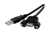 USB - StarTech.com Panel Mount USB Cable A to A - USBPNLAFAM3