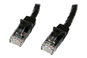 Nettverkskabel - StarTech.com Gigabit Snagless RJ45 UTP Cat6 Patch Cable Cord - N6PATC3MBK