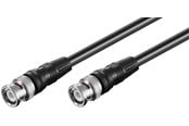 Skjermkabel - Pro Audio & Video BNC Cable - 0.5m - Svart - 4040849504136