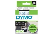 Papir, Fotopapir & Etiketter - DYMO D1 tape, 9mm x 7m rull, blå på hvit - S0720690