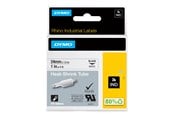 Papir, Fotopapir & Etiketter - DYMO Rhino krympeflex, 24mm, 1.5m, sort på hvit - 1805443