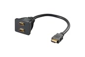 Skjermkabel - Pro HDMI Adapter - 2xHDMI - 4040849687846