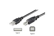USB - Pro USB-A <-> USB-B 2.0 - 0.25m - Svart - 4040849951299