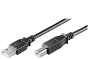 USB - Pro USB-A <-> USB-B 2.0 - 3m - Svart - 4040849689017