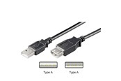 USB - Pro USB-A <-> USB-A - 3m - Svart - 4040849689048