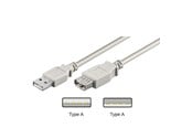 USB - Pro USB-A <-> USB-A - 3m - Grå - 4040849509612