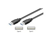USB - Pro USB-A <-> USB-A - 1m - Svart - 4040849957178