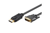 Skjermkabel - Pro DisplayPort - DVI-D - 5m - Svart - DPDVI-D-5