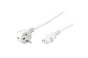 Strømkabel (ekstern) - Pro Power cable C13 1x90° - Hvit - 3m - 4040849951411