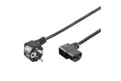 Strømkabel (ekstern) - Pro Power cable C13 2x90° - Svart - 1.5m - 4040849960420