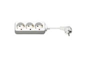 Strømkabel (ekstern) - Pro Power Socket x3 - Hvit - 3m - 4040849510755