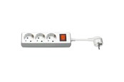 Strømkabel (ekstern) - Pro Power Socket x3 - w/Switch - 1.5m - White - 4040849512858