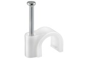 Kabelordner/Kabelstrømpe - Pro Cable Clip - White - 5mm - 4040849170775