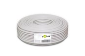 Lydkabel - Pro Speaker Cable white CCA - 25 m - 4040849677519