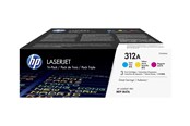 Printertilbehør blekk/toner - HP 312A / CF440AM Tri-Pack (Yellow Cyan Magenta) - CF440AM