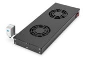 Rackskap - DIGITUS DN-19 FAN-2-HO-SW - 1U Fan Ventilation Unit - DN-19 FAN-2-HO-SW