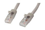 Nettverkskabel - StarTech.com Gigabit Snagless RJ45 UTP Cat6 Patch Cable Cord - Grå - 10m - N6PATC10MGR