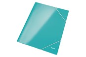 Mapper & Ordrebrett - Leitz Strikkmappe WOW kartong A4 Isblå - 39820051
