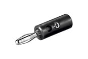 Lydkabel - Pro Banana Plug 4mm - Black - 4040849113734