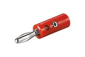 Lydkabel - Pro Banana Plug 4mm - Red - 4040849113758