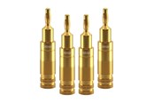 Lydkabel - ClickTronic Banana Plug - 4 pack - 4040849539831