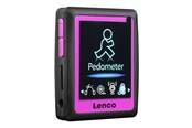 Mp3-spiller & Tilbehør - Lenco PODO-152 - MP3/4 Player with Pedometer en 4GB - Pink - MP3-spiller 4 GB - PODO152P