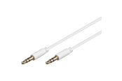 Lydkabel - Pro MiniJack 3.5mm Slim 3P - Wh - 2m - 4040849691133