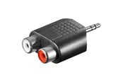 Lydkabel - Pro Audio adapter 2xRCA F - MiniJack M - 4040849116049