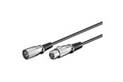 Lydkabel - Pro XLR 3pins Cable - Black - 6m - 4040849507151
