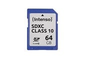 Minnekort - Intenso SD Class 10 - 20MB/s - 64GB - 3411490