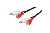 Lydkabel - Pro RCA Stereo Cable - Black - 5m - 4040849500305